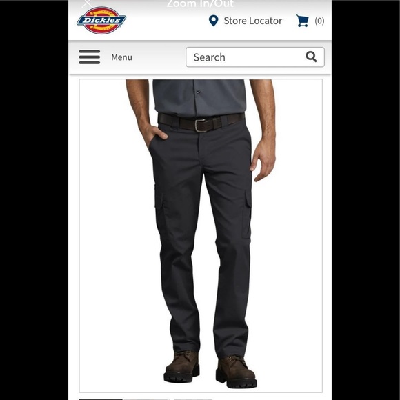 dickies flex slim fit straight leg cargo pants